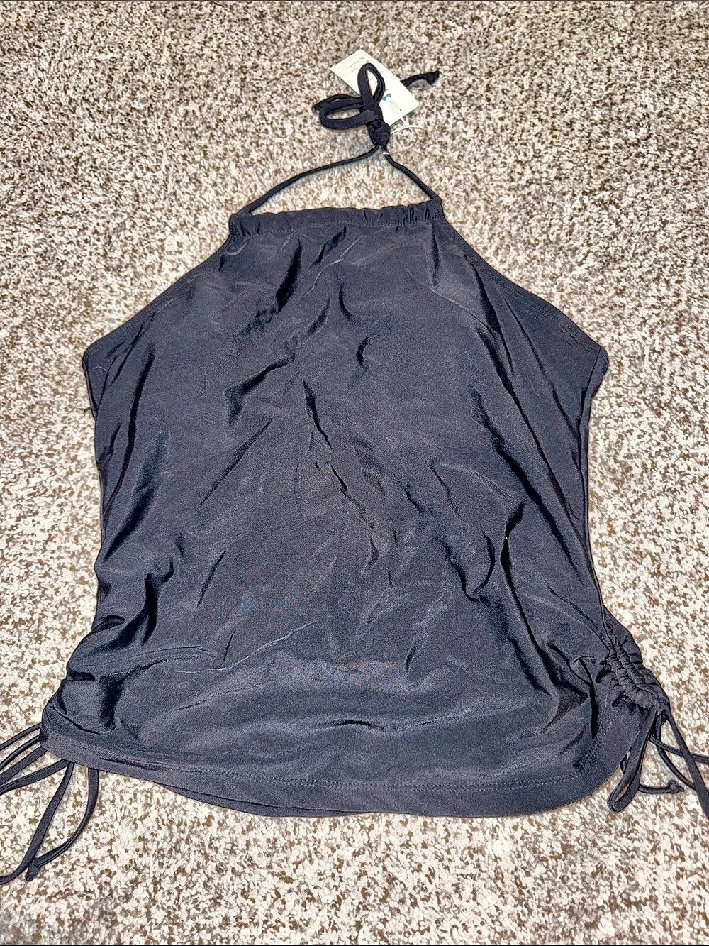 Bathing suit Halter Top in Black NWT